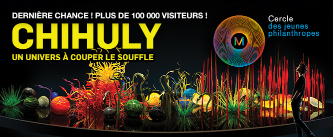 2013-08-15-cjp-header-fr Dale Chihuly, Mille Fiori, 2013, Musée des beaux-arts de Montréal. Photo Denis Farley