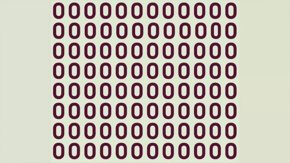 Défi visuel : pouvez-vous voir le chiffre entre les lettres en moins de 6 secondes ?