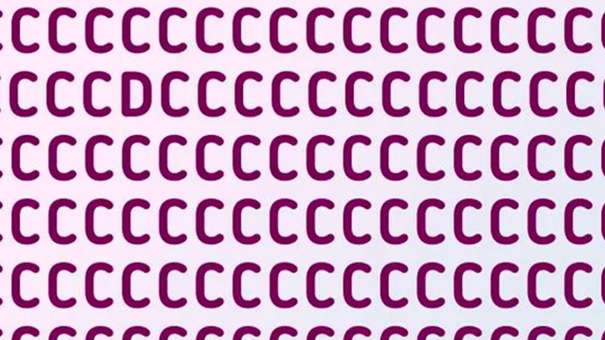 Test visuel : pouvez-vous trouver la lettre D cachée parmi les C en moins de 5 secondes ?